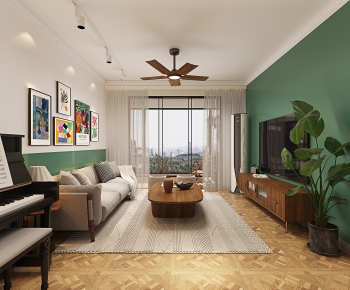 Modern A Living Room-ID:940828087