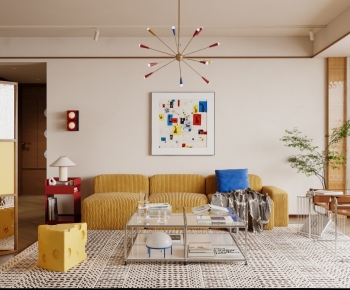 Modern A Living Room-ID:857587108