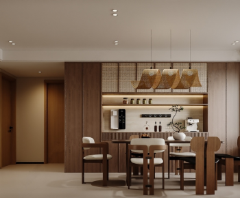 New Chinese Style Dining Room-ID:960951094