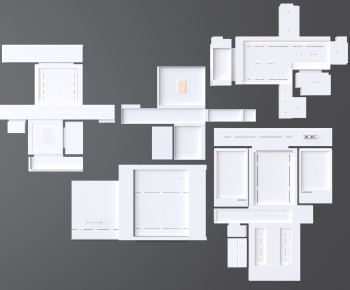 Modern Suspended Ceiling-ID:346358067