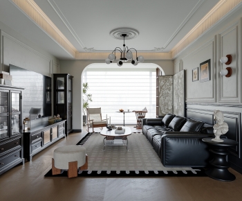 French Style A Living Room-ID:703341013
