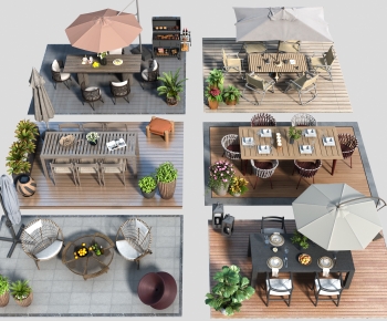 Modern Outdoor Tables And Chairs-ID:305507901