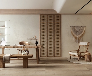 Wabi-sabi Style Study Space-ID:431713107