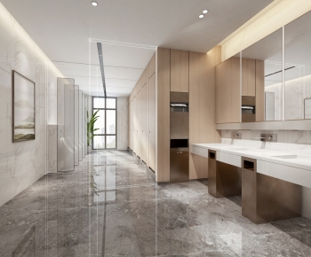 Modern Public Toilet-ID:490192897