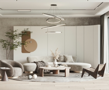 Modern A Living Room-ID:357880125