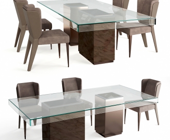 Modern Dining Table And Chairs-ID:639663938