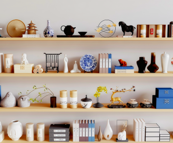 New Chinese Style Decorative Set-ID:349365951