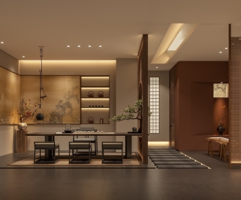 New Chinese Style Tea House-ID:591897019