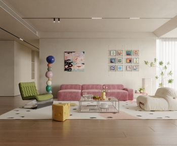 Modern A Living Room-ID:397936118