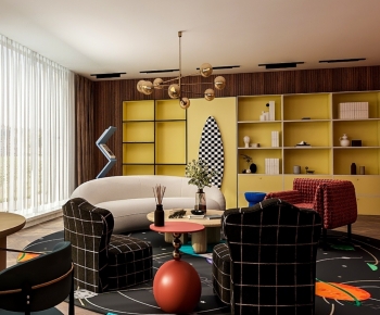 Modern A Living Room-ID:200668102