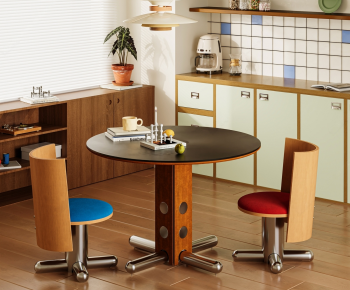 Modern Dining Table And Chairs-ID:691373117