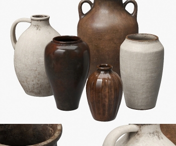 Wabi-sabi Style Clay Pot-ID:679519898