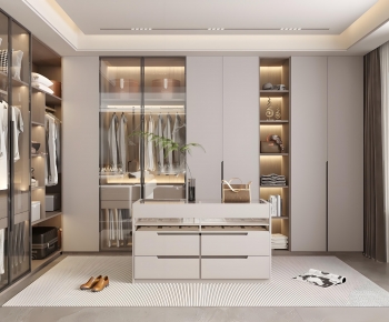Modern Clothes Storage Area-ID:701071029