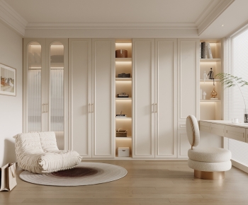 Simple European Style Clothes Storage Area-ID:104329628