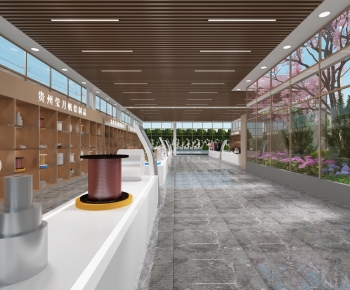 Modern Exhibition Hall-ID:328721058