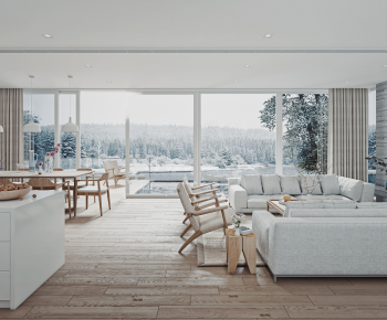 Nordic Style A Living Room-ID:436887039