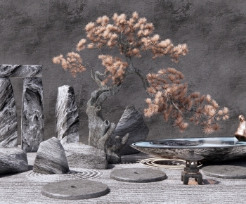 New Chinese Style Rockery Waterscape-ID:399115098