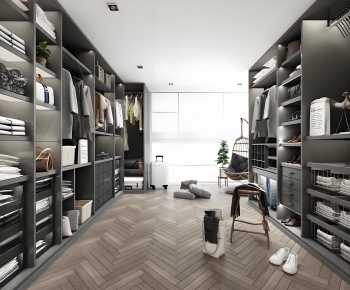 Modern Clothes Storage Area-ID:662321096