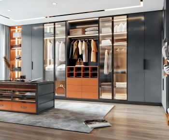 Modern Clothes Storage Area-ID:404556043