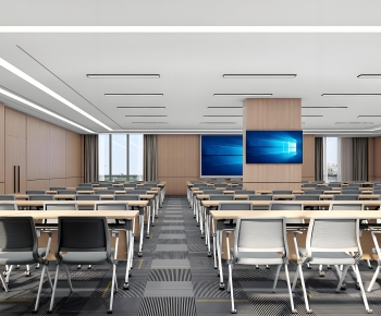 Modern School Classrooms-ID:147640942