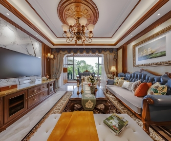 American Style A Living Room-ID:167506931