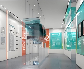 Modern Exhibition Hall-ID:582287079