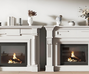 Simple European Style Fireplace-ID:758209942