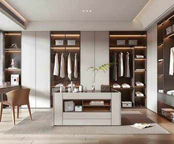 Modern Clothes Storage Area-ID:756720075