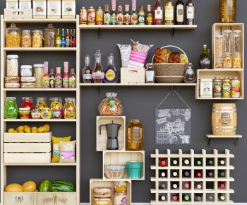 Modern Supermarket Shelf-ID:495538006