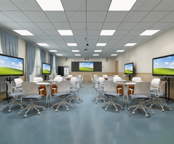 Modern School Classrooms-ID:664000033