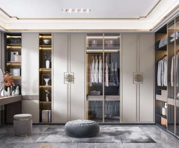 New Chinese Style Clothes Storage Area-ID:205759058