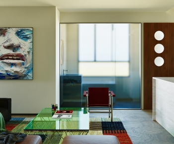 Modern A Living Room-ID:269908922