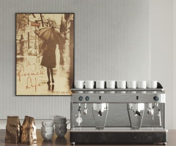 Modern Kitchen Electric Coffee Machine-ID:378408914