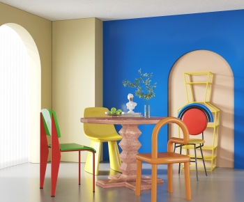Modern Dining Table And Chairs-ID:852121115