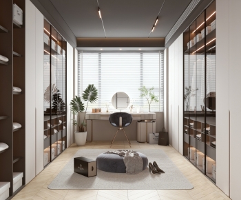 Modern Clothes Storage Area-ID:324079999