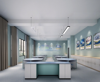 Modern School Classrooms-ID:655029067