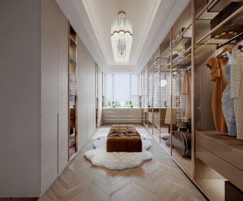 Modern Clothes Storage Area-ID:247684005