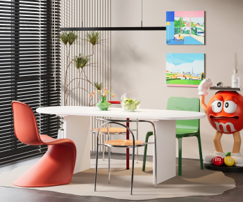 Modern Dining Table And Chairs-ID:625689016