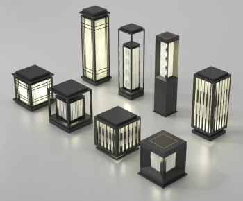 New Chinese Style Outdoor Light-ID:652385001