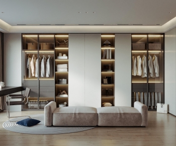 Modern Clothes Storage Area-ID:796466112