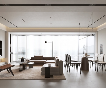 Modern A Living Room-ID:605130919