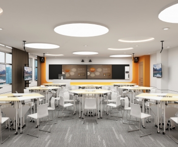 Modern School Classrooms-ID:417886979