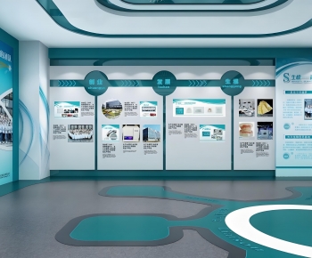 Modern Exhibition Hall-ID:592006924