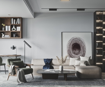 Modern A Living Room-ID:920857919