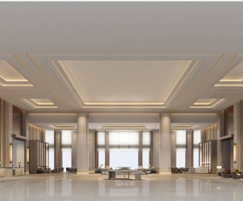New Chinese Style Lobby Hall-ID:382430695