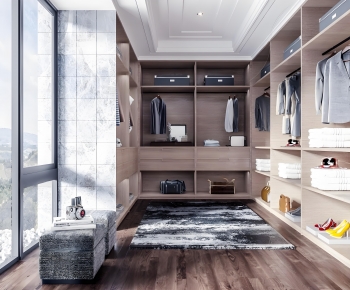 Modern Clothes Storage Area-ID:923882016