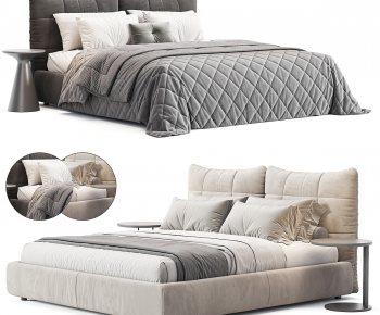 Modern Double Bed-ID:790992025