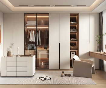 Modern Clothes Storage Area-ID:902009023