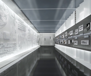 Modern Exhibition Hall-ID:673719887