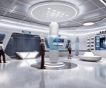 Modern Exhibition Hall-ID:814954043